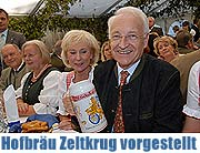 Oktoberfest 2007. Steinberg's Hofbräu Festzelt Hauskrug vorgestellt (Foto: Ingrid Grossmann)